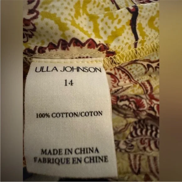 Ulla Johnson Lila Off The Shoulder Cotton Minidress - Picture 2 of 13